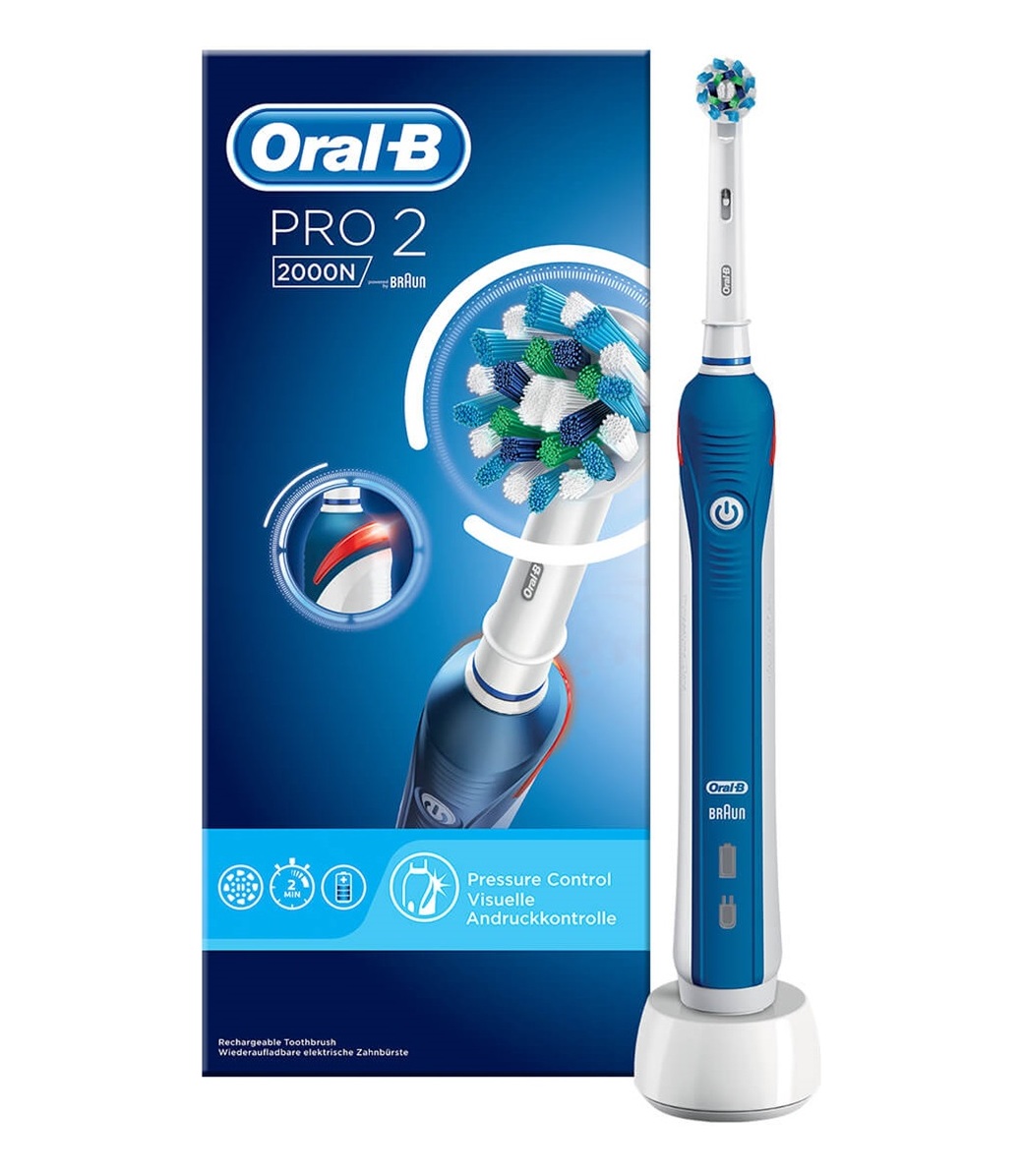 CEPILLO DE DIENTES ELÉCTRICO ORAL B PRO 2000 - Electrodomésticos Tornos